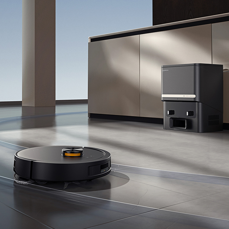 Robot Deerma S30 într-un living